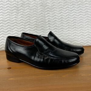 Allen Edmonds Mens Leather Loafers Lugano Wide Dress Made Italy 10.5 EE